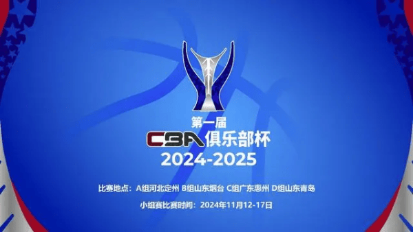 第一届CBA俱乐部杯11月12日起举行